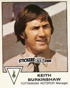 Sticker Keith Burkinshaw - UK Football 1979-1980 - Panini