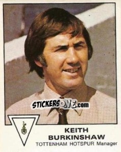 Figurina Keith Burkinshaw - UK Football 1979-1980 n. 326 - Panini