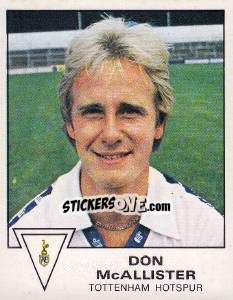 Sticker Don McAllister - UK Football 1979-1980 - Panini