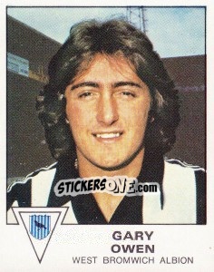 Sticker Gary Owen - UK Football 1979-1980 - Panini