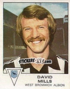 Cromo David Mills - UK Football 1979-1980 - Panini