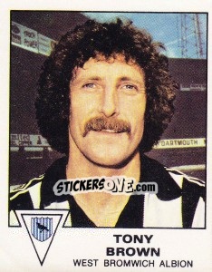 Sticker Tony Brown - UK Football 1979-1980 n. 354 - Panini