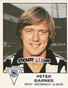 Cromo Peter Barnes - UK Football 1979-1980 - Panini