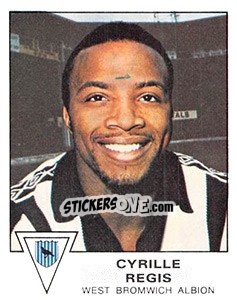 Figurina Cyrille Regis - UK Football 1979-1980 - Panini