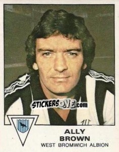 Sticker Ally Brown - UK Football 1979-1980 n. 357 - Panini