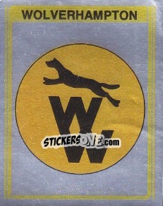 Cromo Wolverhampton Wanderers Club Badge - UK Football 1979-1980 - Panini