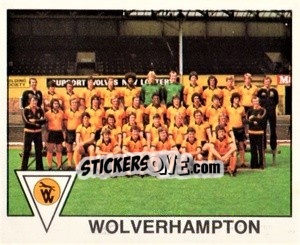 Sticker Wolverhampton Wanderers Team Photo - UK Football 1979-1980 n. 359 - Panini