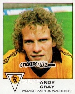 Cromo Andy Gray - UK Football 1979-1980 - Panini