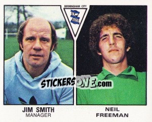 Sticker Jim Smith / Neil Freeman - UK Football 1979-1980 n. 386 - Panini