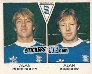 Sticker Alan Curbishley / Alan Ainscow - UK Football 1979-1980 - Panini