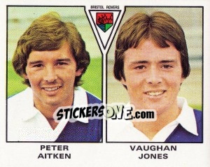 Sticker Peter Aitken / Vaughan Jones - UK Football 1979-1980 - Panini