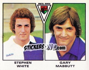Cromo Stephen White / Gary Mabbutt - UK Football 1979-1980 - Panini