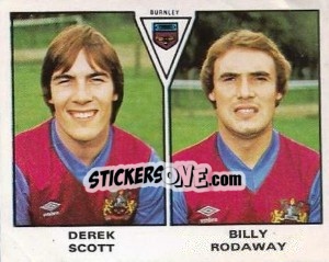 Sticker Derek Scott / Billy Rodaway - UK Football 1979-1980 - Panini