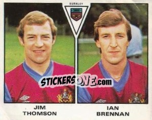 Sticker Jim Thomson / Ian Brennan - UK Football 1979-1980 - Panini