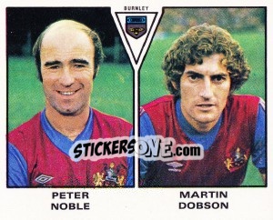 Cromo Peter Noble / Martin Dobson - UK Football 1979-1980 n. 401 - Panini