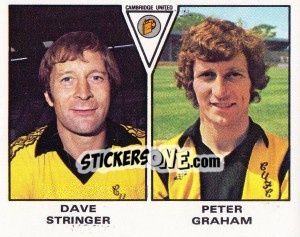 Sticker Dave Stringer / Peter Graham - UK Football 1979-1980 n. 406 - Panini