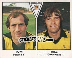 Cromo Tom Finney / Bill Garner - UK Football 1979-1980 - Panini