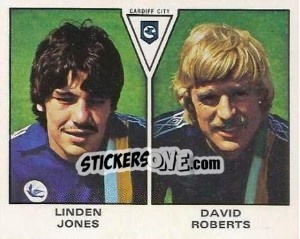 Sticker Lindon Jones / Dave Roberts - UK Football 1979-1980 n. 411 - Panini