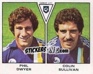 Sticker Phil Dwyer / Colin Sullivan - UK Football 1979-1980 - Panini