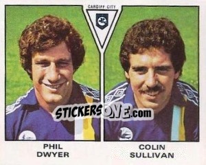 Figurina Phil Dwyer / Colin Sullivan - UK Football 1979-1980 n. 412 - Panini