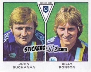 Sticker John Buchanan / Billy Ronson - UK Football 1979-1980 n. 413 - Panini