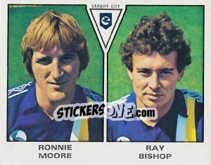 Figurina Ronnie Moore / Ray Bishop - UK Football 1979-1980 - Panini