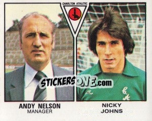 Figurina Andy Nelson / Nicky Johns - UK Football 1979-1980 n. 416 - Panini