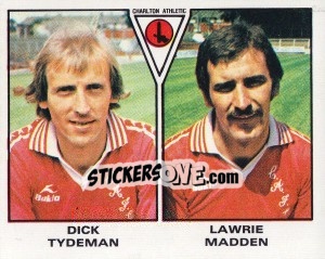 Cromo Dick Tydeman / Lawrie Madden - UK Football 1979-1980 - Panini