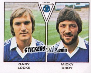 Sticker Gary Locke / Mickey Droy - UK Football 1979-1980 n. 423 - Panini