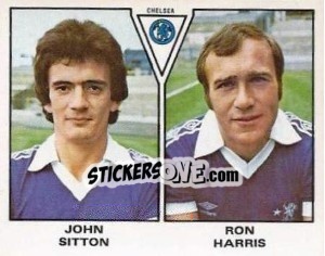 Figurina John Sitton / Ron Harris - UK Football 1979-1980 - Panini