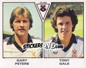Sticker Martin Peters / Tony Gale - UK Football 1979-1980 n. 429 - Panini