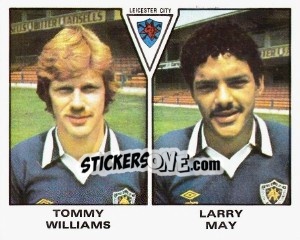 Sticker Tommy Williams / Larry May - UK Football 1979-1980 - Panini