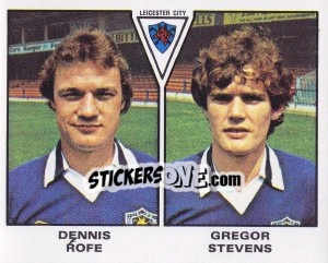 Sticker Dennis Rofe / Gregor Stevens - UK Football 1979-1980 n. 436 - Panini