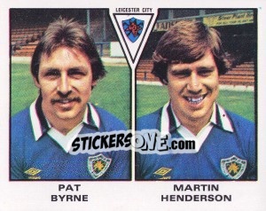 Sticker Pat Byrne / Martin Henderson - UK Football 1979-1980 - Panini