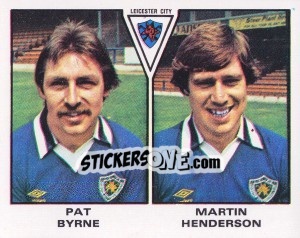 Sticker Pat Byrne / Martin Henderson - UK Football 1979-1980 n. 438 - Panini