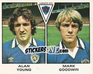 Cromo Alan Young / Mark Goodwin - UK Football 1979-1980 - Panini