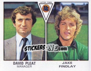 Figurina David Pleat / Jake Findlay - UK Football 1979-1980 - Panini