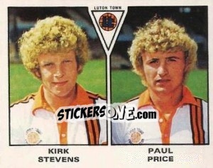 Cromo Kirk Stevens / Paul Price - UK Football 1979-1980 - Panini