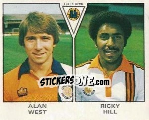 Cromo Alan West / Ricky Hill - UK Football 1979-1980 - Panini
