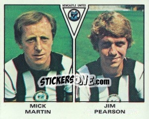 Sticker Mick Martin / Jim Pearson - UK Football 1979-1980 n. 449 - Panini