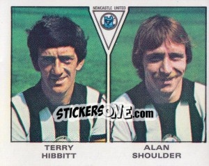 Sticker Terry Hibbitt / Alan Shoulder - UK Football 1979-1980 - Panini