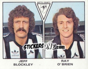 Sticker Jeff Blockley / Ray O'Brien - UK Football 1979-1980 - Panini