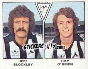 Cromo Jeff Blockley / Ray O'Brien - UK Football 1979-1980 n. 454 - Panini