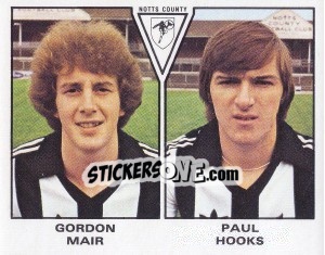 Cromo Gordon Mair / Paul Hooks - UK Football 1979-1980 - Panini