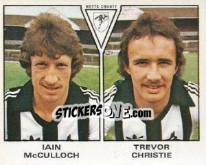 Cromo Iain  McCulloch / Trevor Christie - UK Football 1979-1980 - Panini