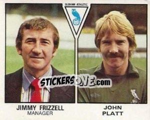 Figurina Jimmy Frizzell / John Platt - UK Football 1979-1980 - Panini