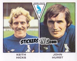 Cromo Keith Hicks / John Hurst - UK Football 1979-1980 - Panini