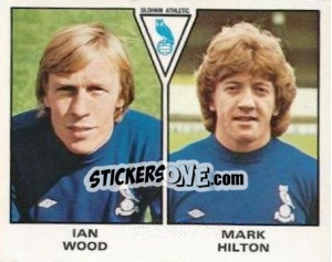 Sticker Ian Wood / Mark Hilton - UK Football 1979-1980 - Panini