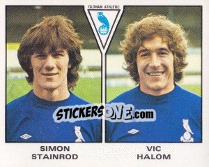 Sticker Simon Stainrod / Vic Halom - UK Football 1979-1980 n. 463 - Panini