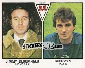 Figurina Jimmy Bloomfield / Mervyn Day - UK Football 1979-1980 - Panini